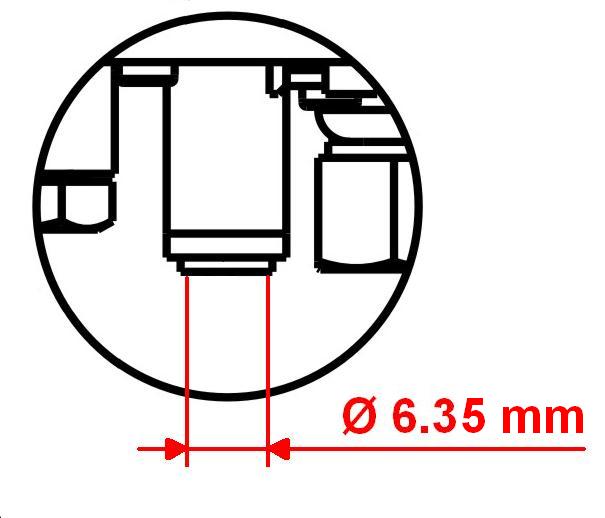 Odlehčovac&iacute; ventil vzduchu 6,35 mm