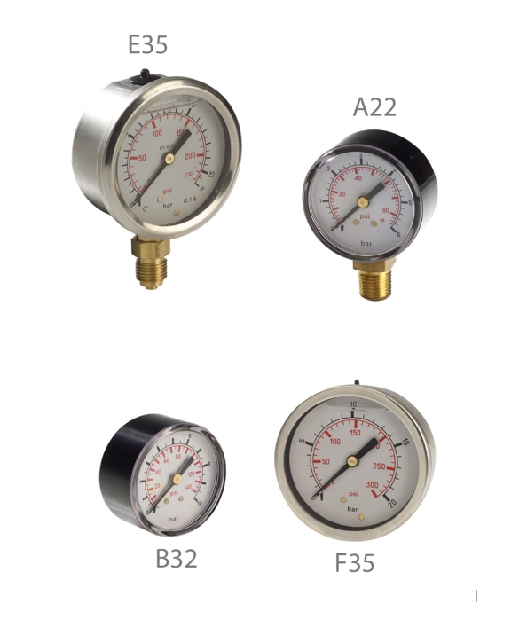 Pressure gauges